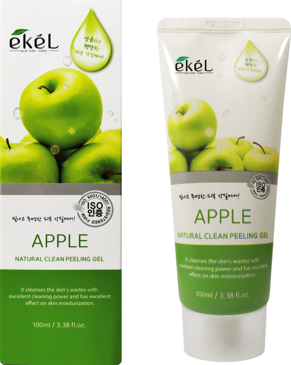 Пилинг-скатка с экстрактом яблока EKEL Natural Clean Peeling Gel Apple