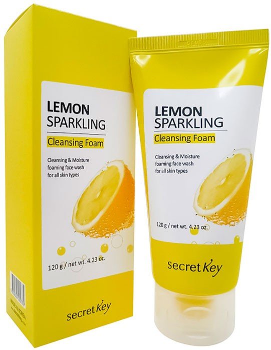 Пенка для умывания с экстрактом лимона Secret Key  Lemon Sparkling Cleansing Foam 