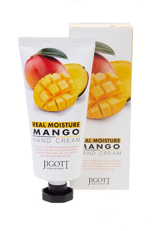 Крем для рук с маслом манго JIGOTT Real Moisture Mango Hand Cream