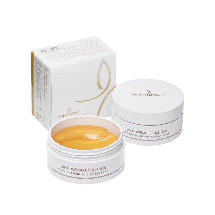BeauuGreen Патчи  Collagen & Gold Hydrogel Eye Patch 3шт.