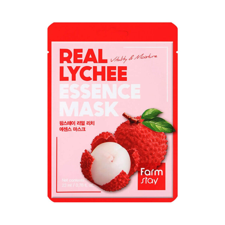 FarmStay Маска тканевая с экстрактом личи - Real Lychee Essence Mask, 23мл.