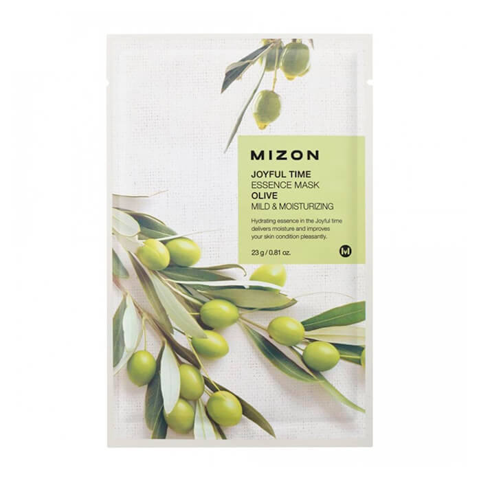Mizon Тканевая маска для лица с экстрактом оливы Joyful Time Essence Mask Olive