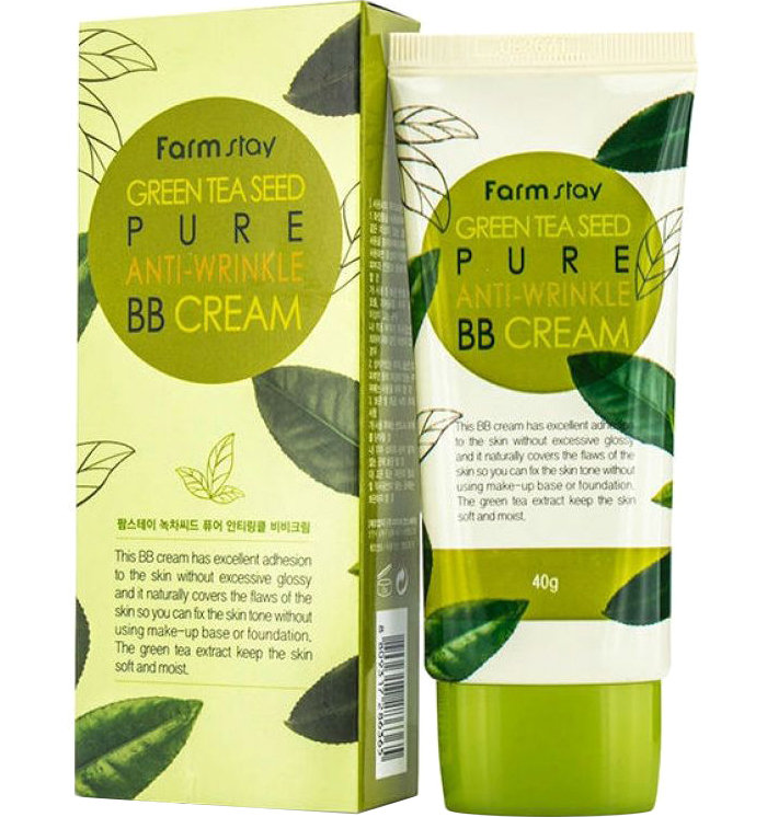 FarmStay  ВВ-крем с семенами зеленого чая Green Tea Seed Pure Anti-Wrinkle BB Cream