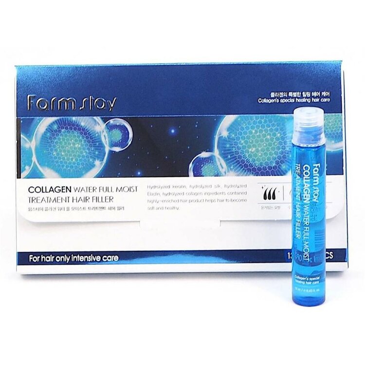 FarmStay  Филлер для волос  Collagen Water Full Moist Treatment Hair Filler 13мл.