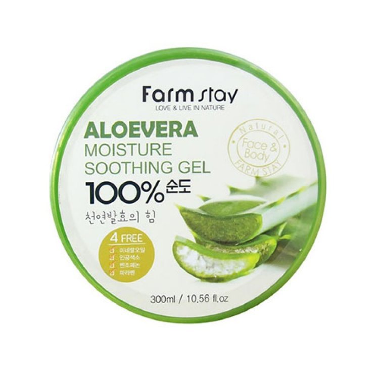 FarmStay Многофункциональный гель с экстрактом алоэ Aloe Vera Moisture Soothing Gel 100%