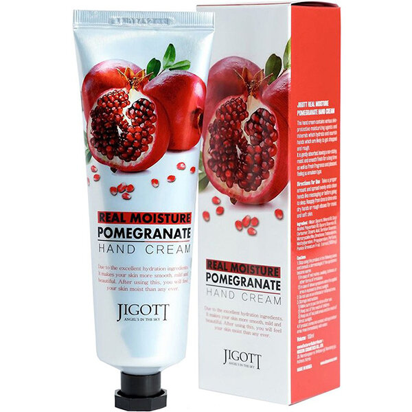 JIGOTT Крем для рук с экстрактом граната Real Moisture Pomegranate Hand Cream