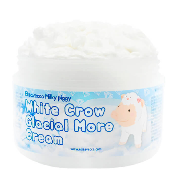 Elizavecca Крем для лица осветляющий Milky Piggy White Crow Glacial More Cream