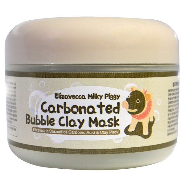 Маска пузырьковая глиняная Elizavecca Milky Piggy Carbonated Bubble Clay Mask